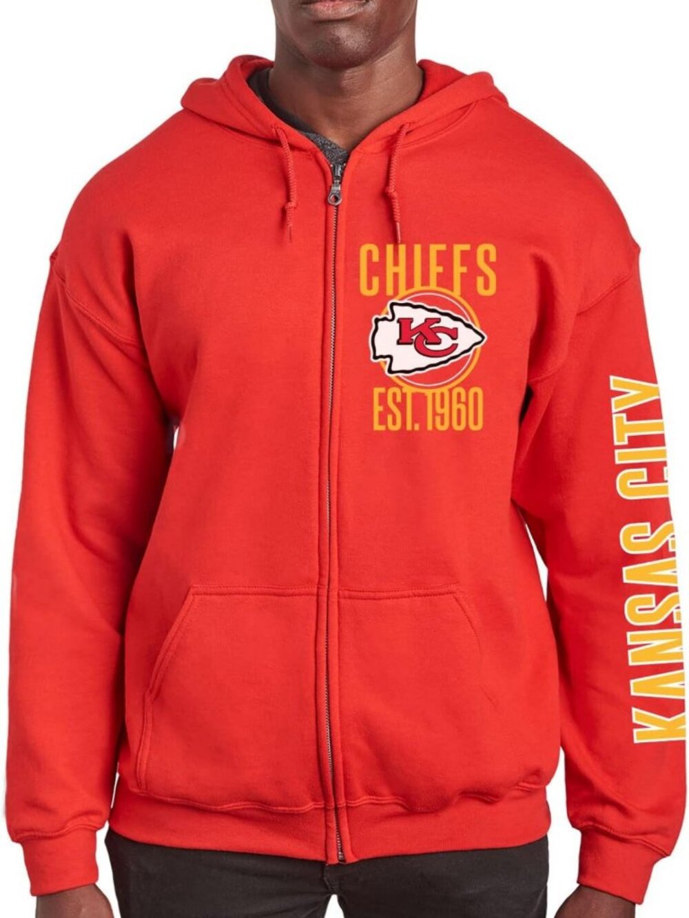 Cozy NFL MVP Zip Hoodie Sweatshirt for Men & Women | Perfect for Game Day!